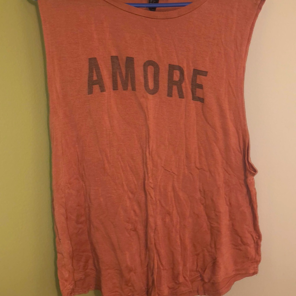 Amore pink tank